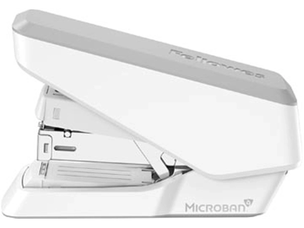 Een Fellowes nietmachine LX860 EasyPress met Microban, half strip, 40 blad, wit koop je bij Muys Kantoor & Kado