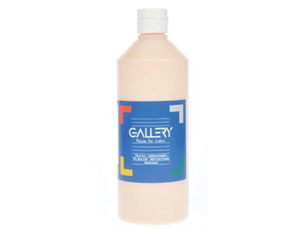 Een Gallery plakkaatverf, flacon van 500 ml, huidskleur koop je bij Muys Kantoor & Kado