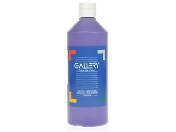 Een Gallery plakkaatverf, flacon van 500 ml, paars koop je bij Muys Kantoor & Kado