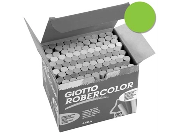 Een Giotto krijt Robercolor groen koop je bij Muys Kantoor & Kado