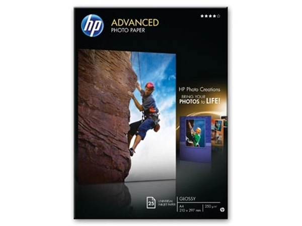 Een HP Advanced fotopapier ft A3, 250 g, pak van 20 vel, glanzend koop je bij Muys Kantoor & Kado