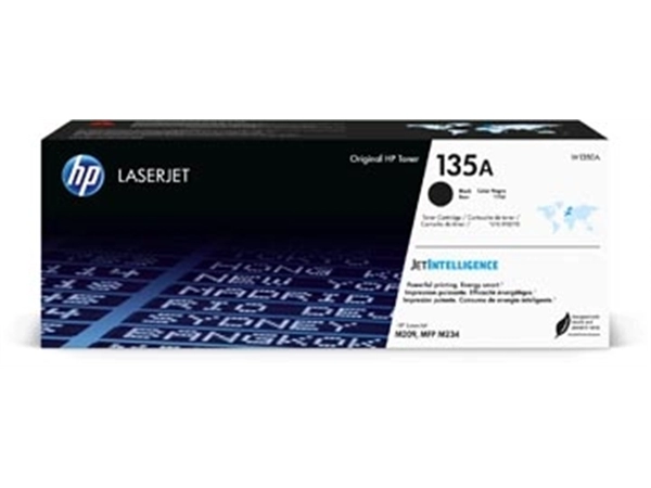 Een HP toner 135A, 1.100 pagina's, OEM W1350A, zwart koop je bij Muys Kantoor & Kado