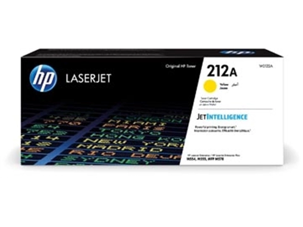 Een HP toner 212A, 4.500 pagina's, OEM W2122A, geel koop je bij Muys Kantoor & Kado