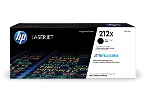 Een HP toner 212X, 13.000 pagina's, OEM W2120X, zwart koop je bij Muys Kantoor & Kado