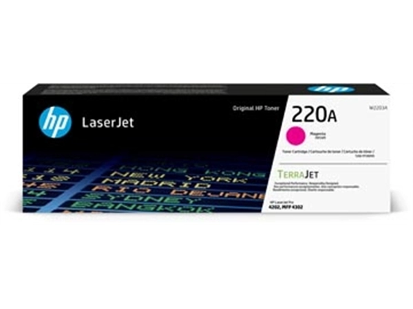 Een HP toner 220A, 1.800 pagina's, OEM W2203A, magenta koop je bij Muys Kantoor & Kado