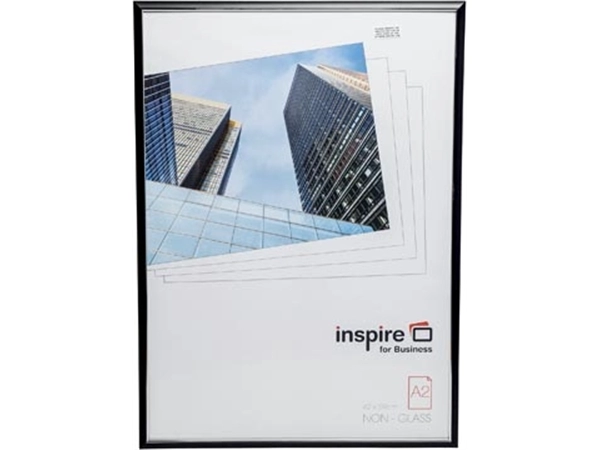 Een Inspire for Business fotokader Easyloader, zwart, ft A2 koop je bij Muys Kantoor & Kado