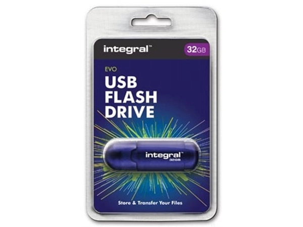 Een Integral Evo USB 2.0 stick, 32 GB koop je bij Muys Kantoor & Kado