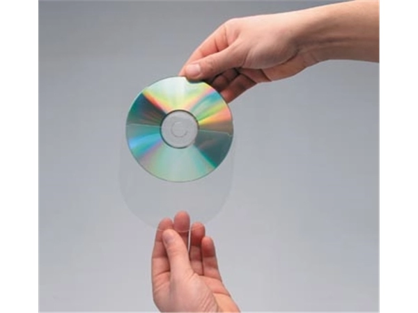 Een Q-CONNECT CD hoes zelfklevend PP 100 stuks koop je bij Muys Kantoor & Kado