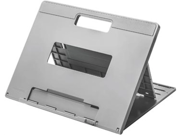 Een Kensington SmartFit Easy Riser Go laptopstandaard, voor laptops van 17 inch, grijs koop je bij Muys Kantoor & Kado