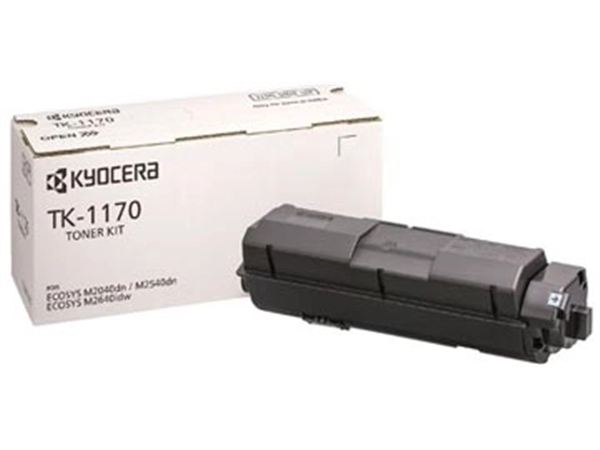 Een Kyocera toner TK-1170, 7.200 pagina's, OEM 1T02S50NL0, zwart koop je bij Muys Kantoor & Kado