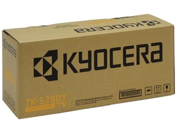 Een Kyocera toner TK-5280, 11.000 pagina's, OEM 1T02TWANL0, geel koop je bij Muys Kantoor & Kado