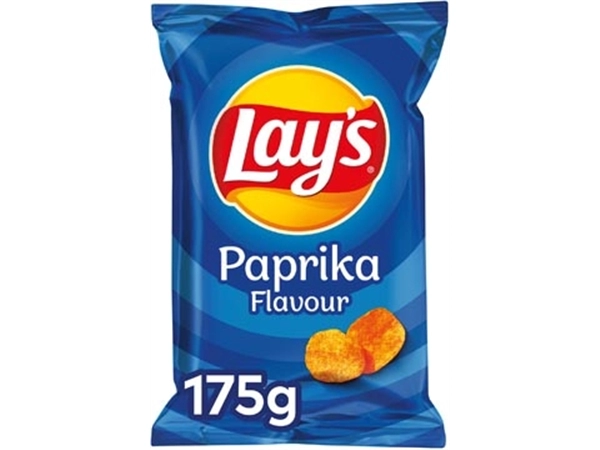 Een Lay's Chips Paprika, zak van 175 g koop je bij Muys Kantoor & Kado