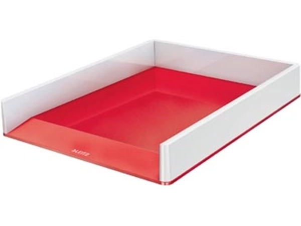 Een Leitz WOW brievenbakje rood koop je bij Muys Kantoor & Kado