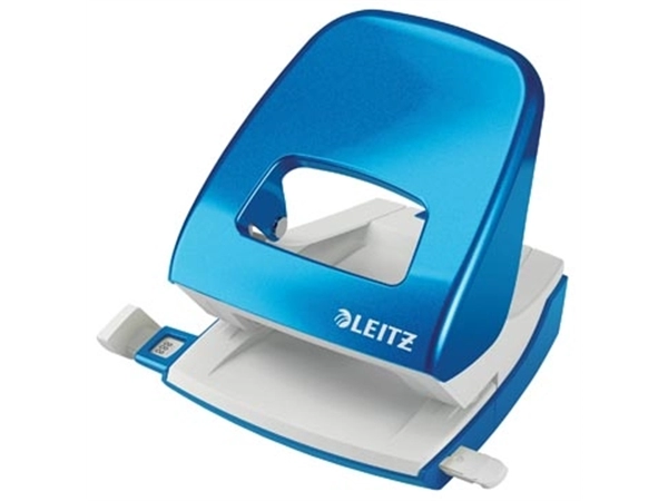 Een Leitz WOW perforator, 30 blad, blauw, op blister koop je bij Muys Kantoor & Kado