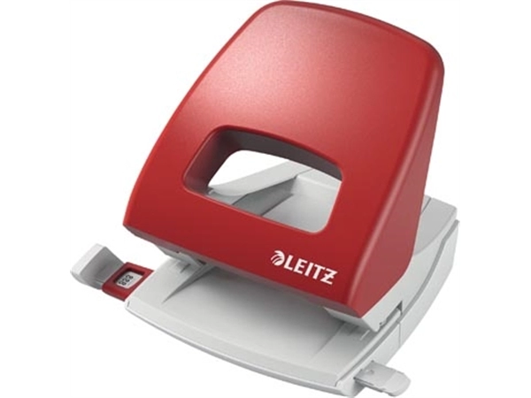 Een Leitz perforator 5005 rood koop je bij Muys Kantoor & Kado