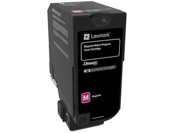 Een Lexmark Return Program toner CS72x, 3.000 pagina's, OEM 74C20M0, magenta koop je bij Muys Kantoor & Kado