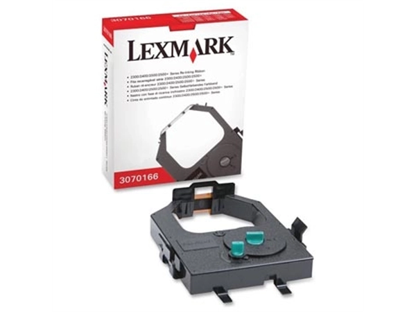 Een Lexmark nylontape met ReInk-System zwart - OEM: 3070166 koop je bij Muys Kantoor & Kado