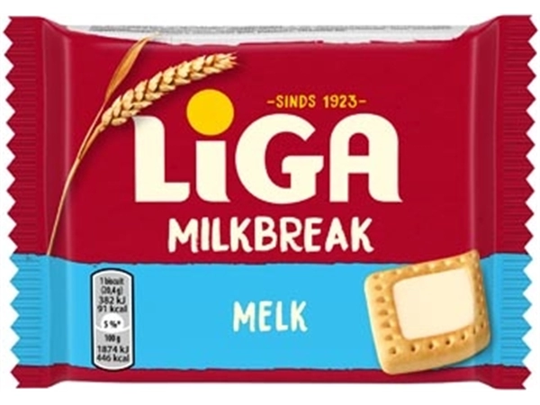 Een Liga Milkbreak melk, 41 g koop je bij Muys Kantoor & Kado