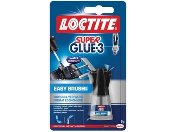 Een Loctite Secondelijm Super Glue Easy Brush koop je bij Muys Kantoor & Kado