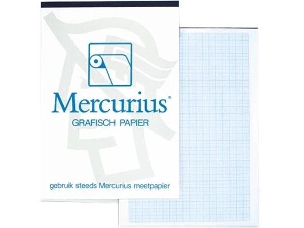 Een Mercurius millimeterpapier, ft A3, blok van 50 vel koop je bij Muys Kantoor & Kado