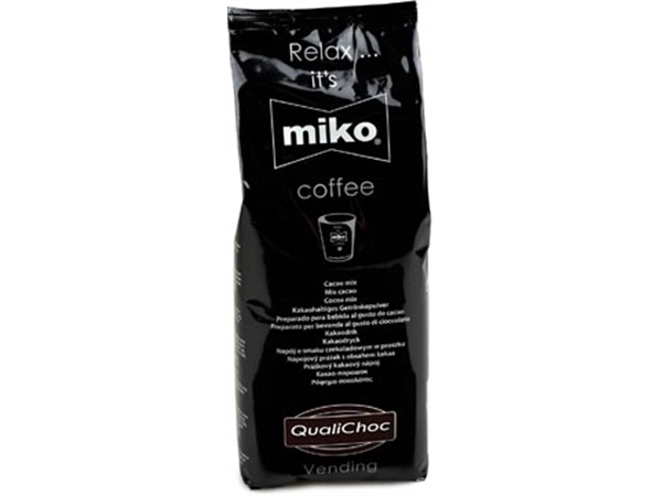 Een Miko Qualichoc cacao in poedervorm, pak van 1 kg koop je bij Muys Kantoor & Kado