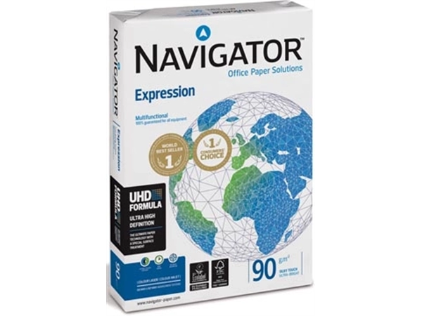 Een Navigator Expression presentatiepapier ft A4, 90 g, pak van 500 vel koop je bij Muys Kantoor & Kado