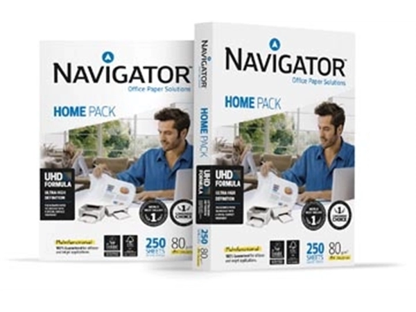 Een Navigator Home Pack printpapier ft A4,80 g, pak van 250 vel koop je bij Muys Kantoor & Kado