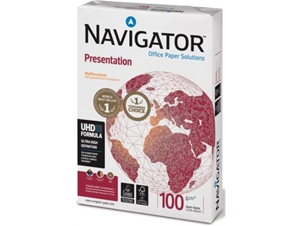 Een Navigator Presentation presentatiepapier ft A3, 100 g, pak van 500 vel koop je bij Muys Kantoor & Kado