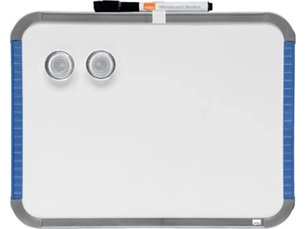 Een Nobo Slimline mini magnetisch whiteboard, staal, ft 22 x 28 cm koop je bij Muys Kantoor & Kado