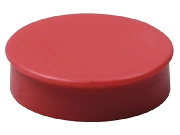 Een Nobo magneten, 30 mm, rood, blister van 4 stuks koop je bij Muys Kantoor & Kado