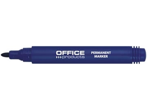 Een Office Products permanent marker 1-3 mm, rond, blauw koop je bij Muys Kantoor & Kado