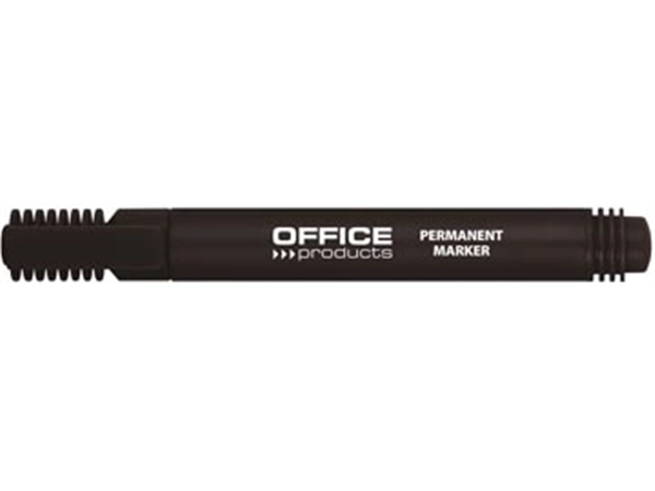 Een Office Products permanent marker 1-3 mm, rond, zwart koop je bij Muys Kantoor & Kado