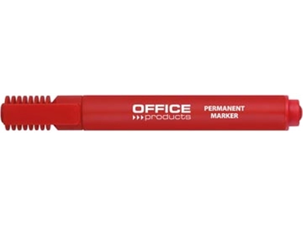 Een Office Products permanent marker 1-5 mm, beitelpunt, rood koop je bij Muys Kantoor & Kado