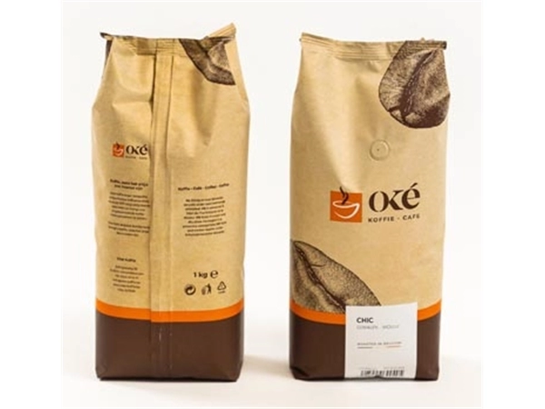 Een Oké koffie, gemalen, zak van 1 kg, Chic koop je bij Muys Kantoor & Kado