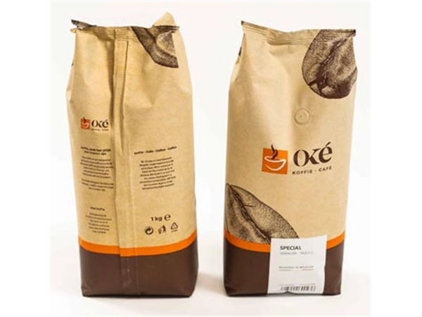 Een Oké koffie, gemalen, zak van 1 kg, Special koop je bij Muys Kantoor & Kado