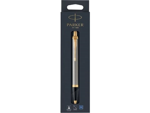 Een Parker IM balpen metaal GT, op blister koop je bij Muys Kantoor & Kado