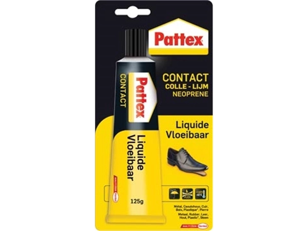 Een Pattex contactlijm Vloeibaar, tube van 125 g, op blister koop je bij Muys Kantoor & Kado