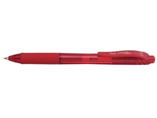 Een Pentel Roller Energel-X BL107 rood koop je bij Muys Kantoor & Kado