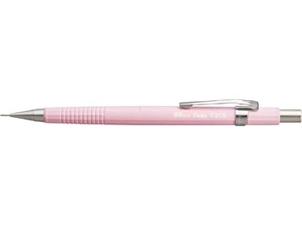 Een Pentel vulpotlood voor potloodstiften: 0,5 mm, pastel roze houder koop je bij Muys Kantoor & Kado