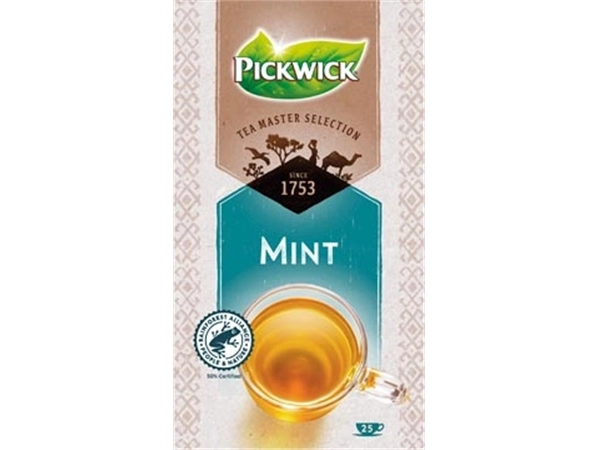 Een Pickwick Tea Master Selection, munt, pak van 25 stuks koop je bij Muys Kantoor & Kado