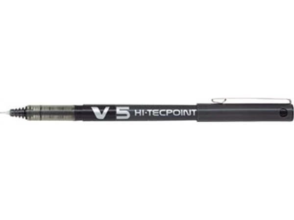 Een Pilot roller Hi-Tecpoint V5 schrijfbreedte 0,3 mm zwart koop je bij Muys Kantoor & Kado