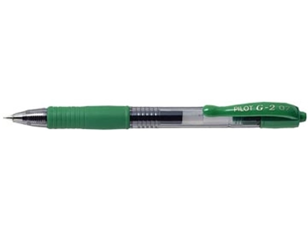 Een Pilot roller intrekbare Gelpen G-2 groen koop je bij Muys Kantoor & Kado