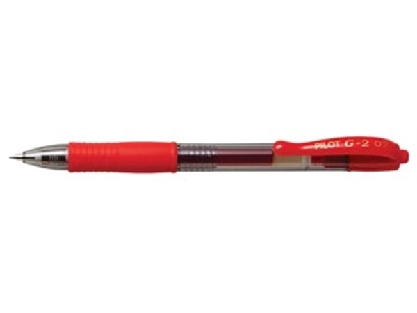 Een Pilot roller intrekbare Gelpen G-2 rood koop je bij Muys Kantoor & Kado