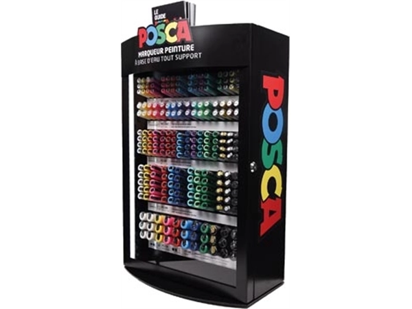 Een Posca paintmarker, NL display van 281 stuks, assorti koop je bij Muys Kantoor & Kado