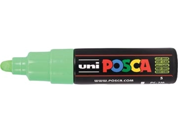 Een Posca paintmarker PC-7M lichtgroen koop je bij Muys Kantoor & Kado