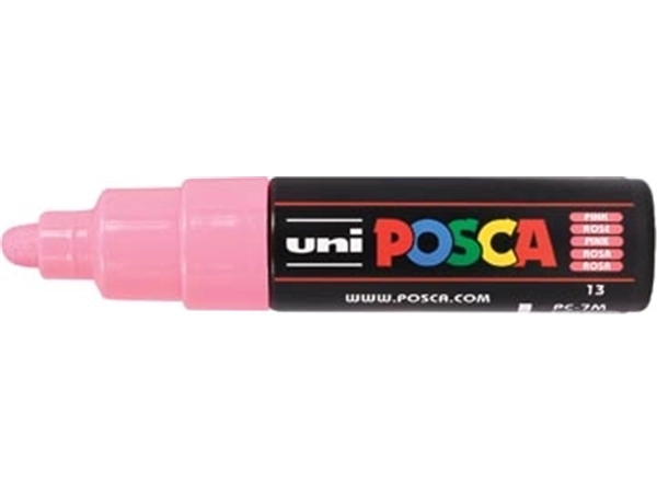 Een Posca paintmarker PC-7M roze koop je bij Muys Kantoor & Kado