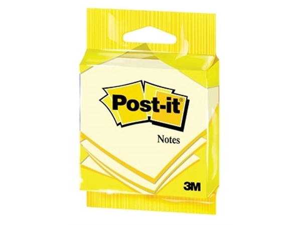 Een Post-it Notes, 100 vel, ft 76 x 76 mm, geel, op blister koop je bij Muys Kantoor & Kado