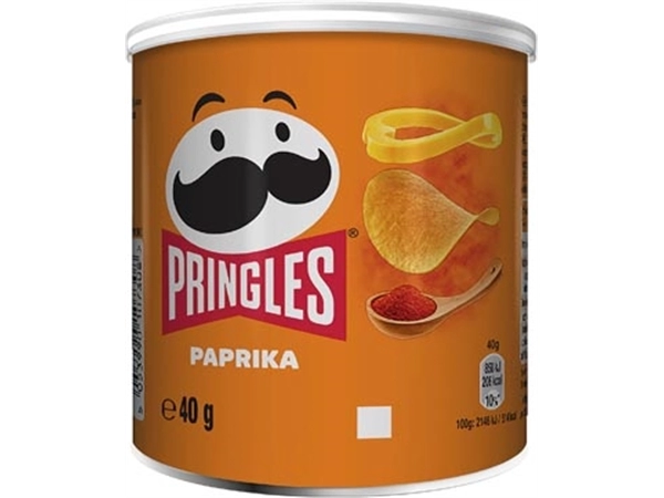 Een Pringles chips, 40g, paprika koop je bij Muys Kantoor & Kado