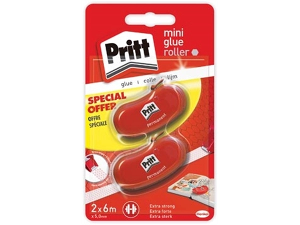 Een Pritt lijmroller Glue-it Refill, blister met 2 stuks (2e aan halve prijs) koop je bij Muys Kantoor & Kado