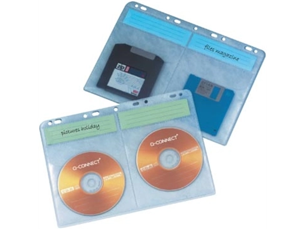 Een Q-CONNECT CD hoes A4 PP 10 stuks koop je bij Muys Kantoor & Kado